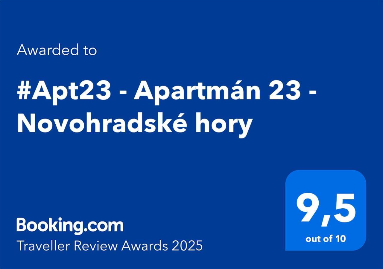 #Apt23 - Apartman 23 - Novohradske Hory Benesov nad Cernou Exterior photo